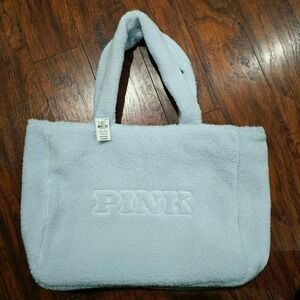 NWT Victoria's Secret PINK Plush Teddy Sherpa Tote